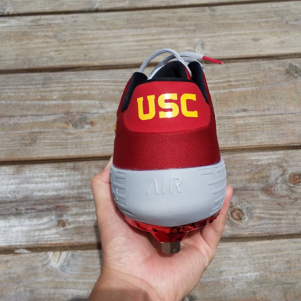 New Men Nike Alpha Huarache Elite 2 USC Trojans Baseball Cleats - Picture 5 of 7